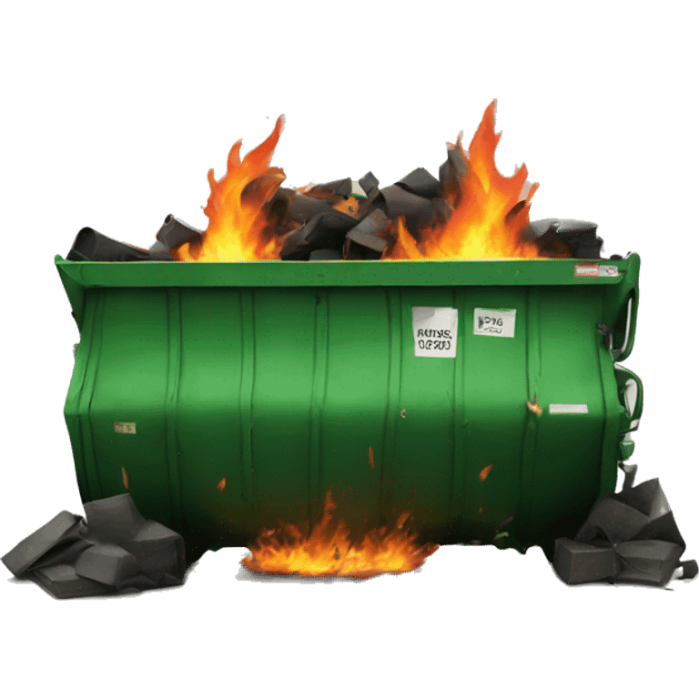 Dumpster fire  emoji