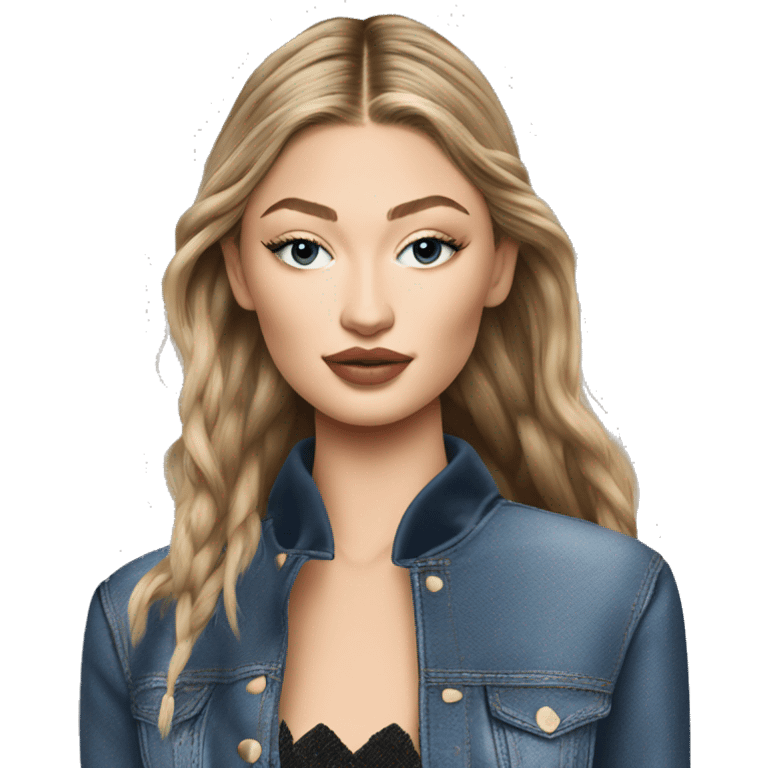 Gigi Hadid at Paris Fashion Week emoji