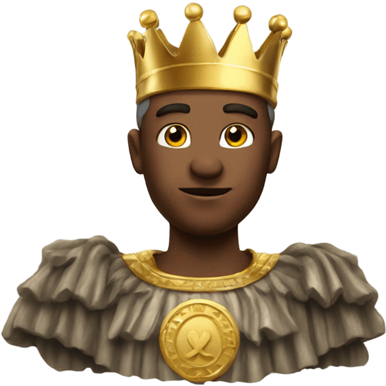 King trophy gold emoji