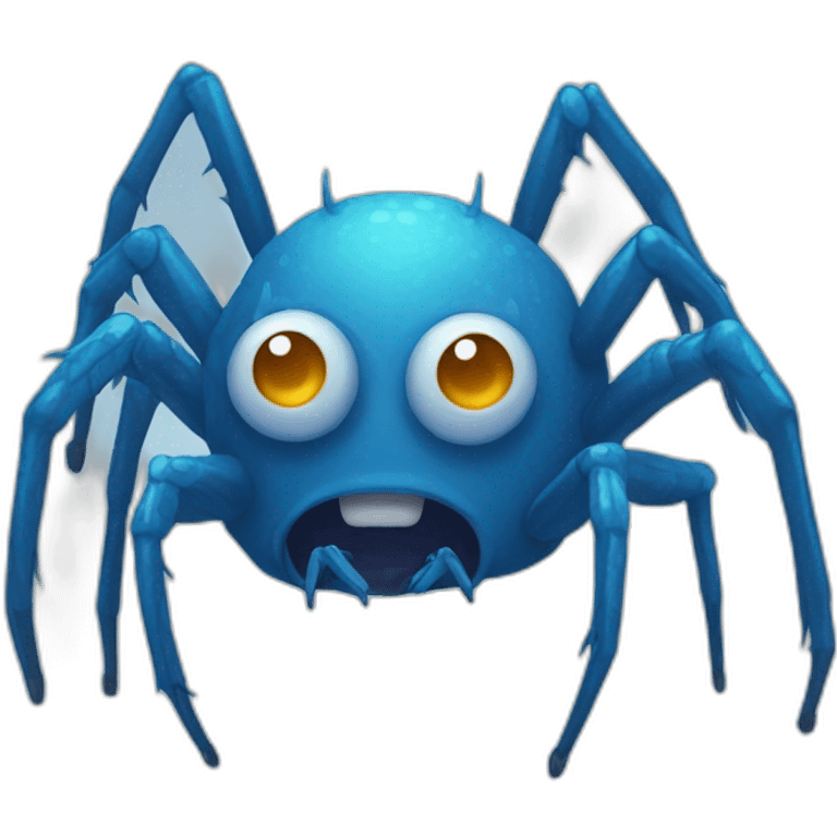 blue monster spider emoji