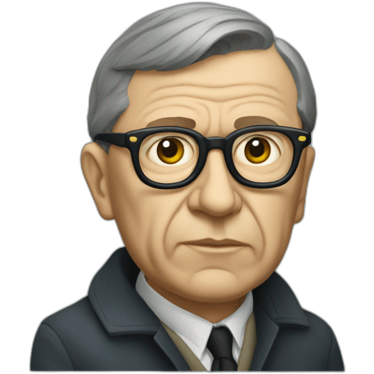 Jean-Paul Sartre emoji