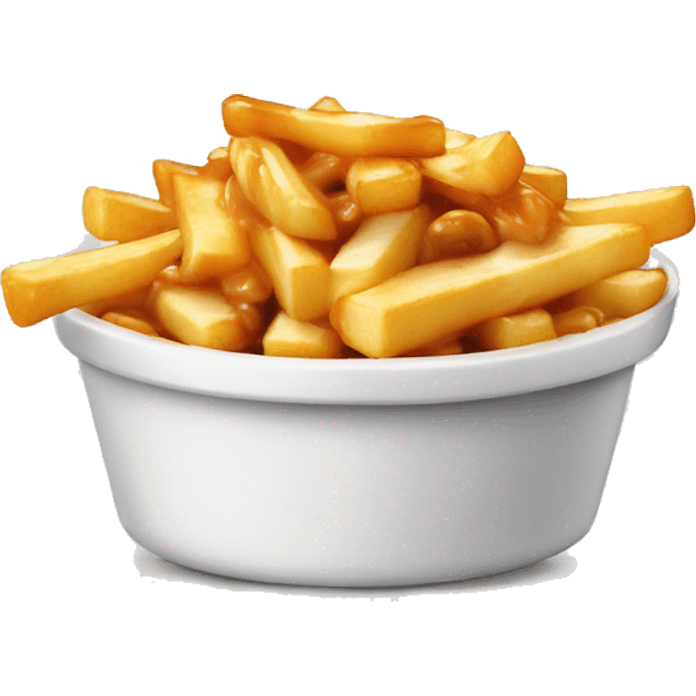 Poutine qui mange emoji