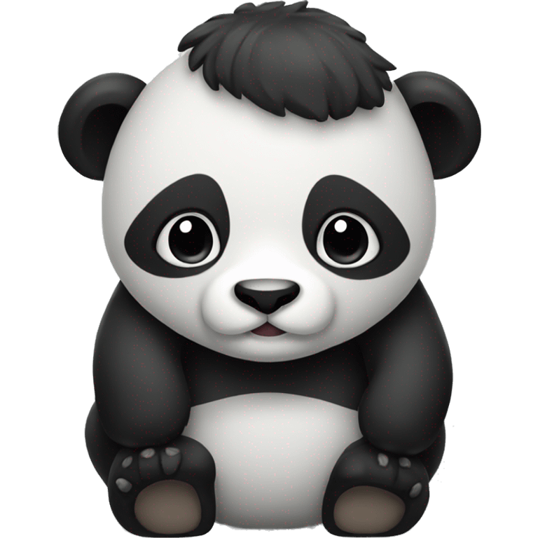 panda with a big butt emoji