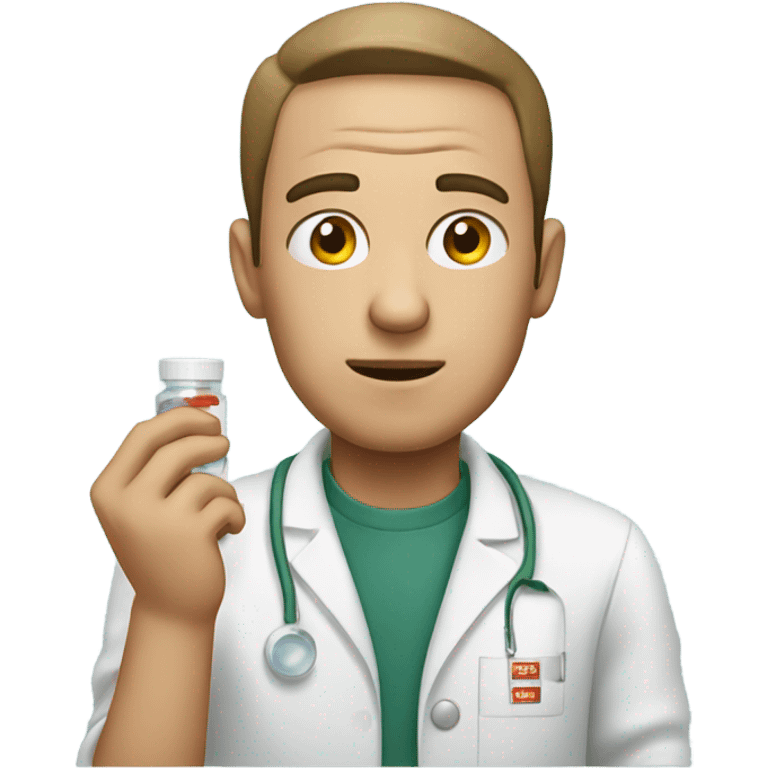 man taking medicine  emoji