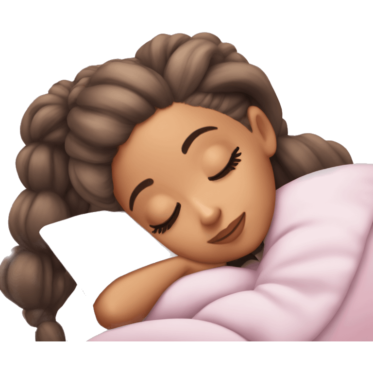 Ariana Grande sleeping emoji