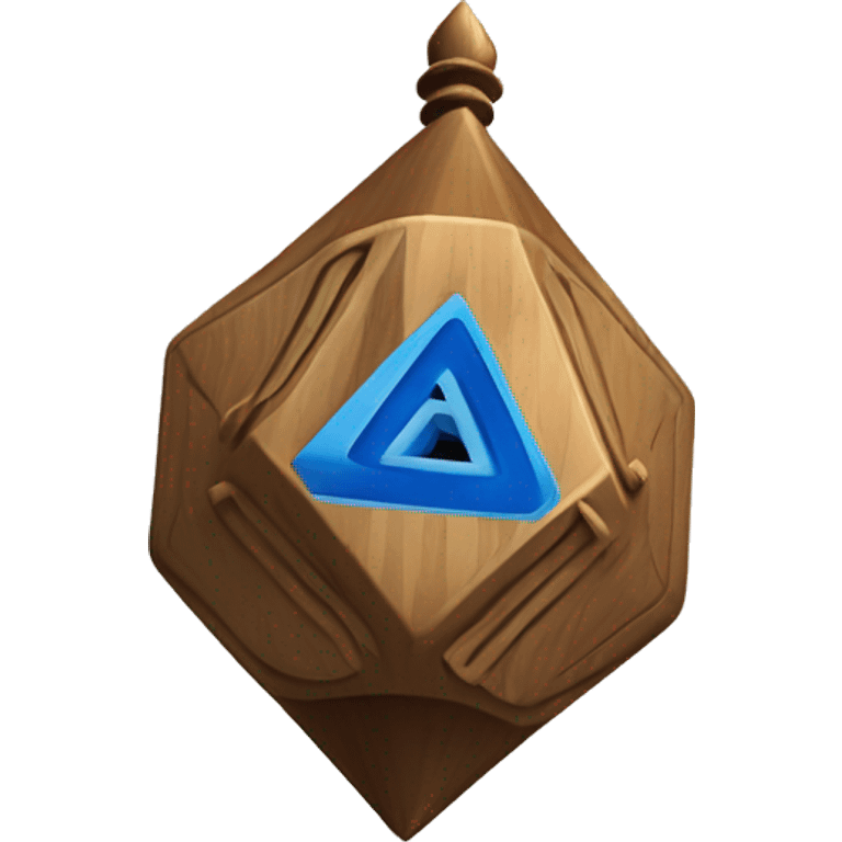 Jewish dreidel a four-sided spinning top, played during the Jewish holiday of Hanukkah emoji