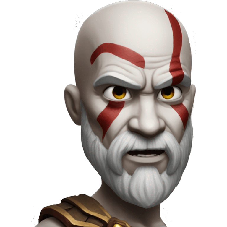 Kratos from god of war emoji