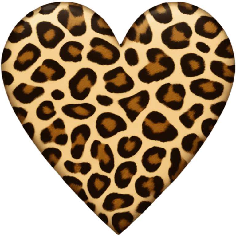 leopard heart emoji