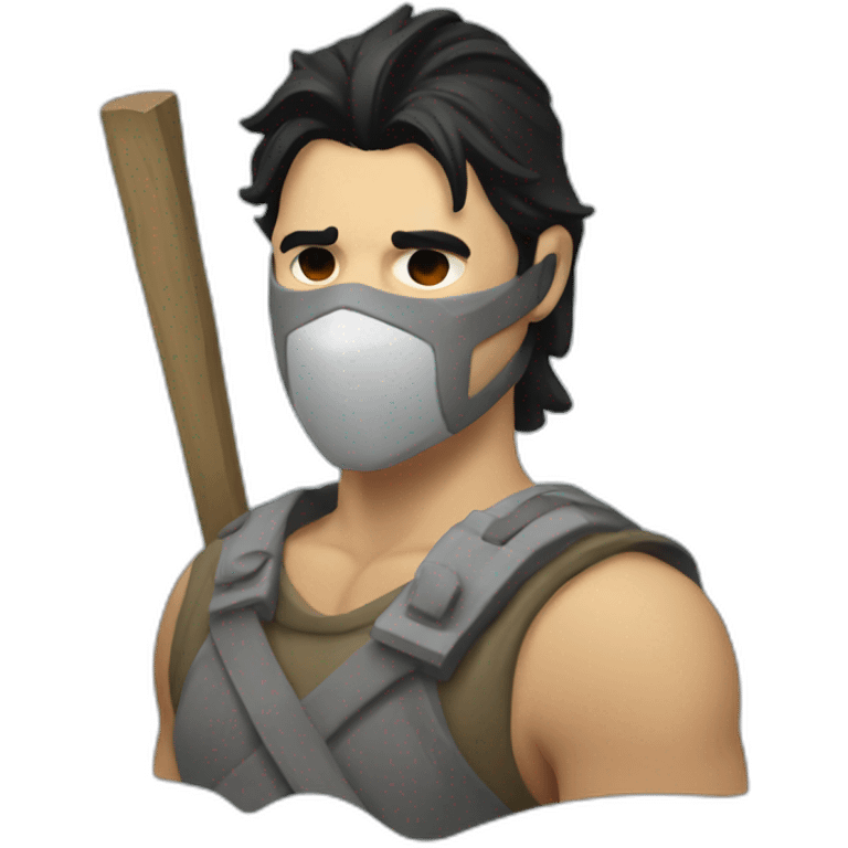 Casey Jones with mask emoji