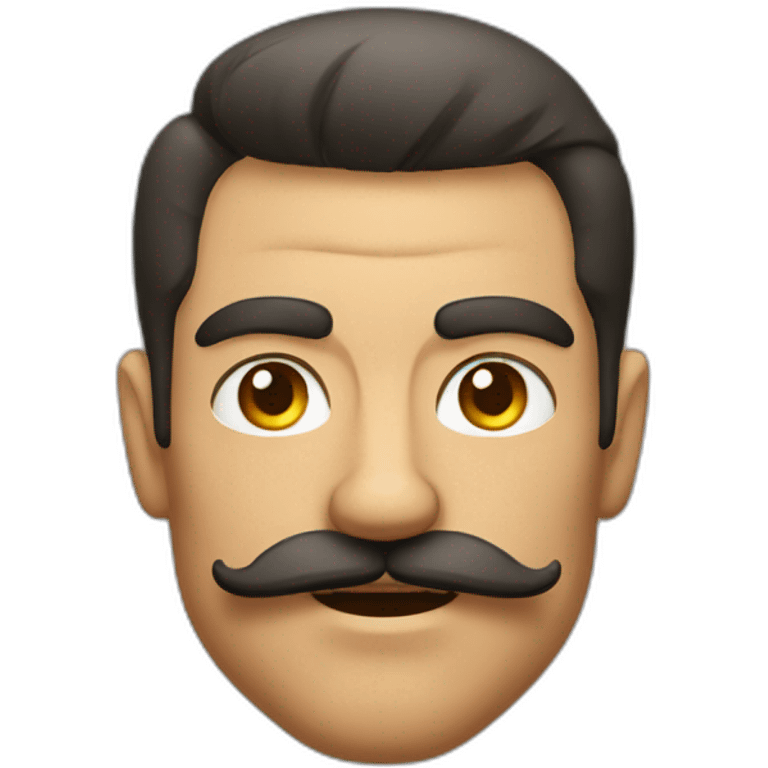 Muscle mustache expressive Cuban man emoji