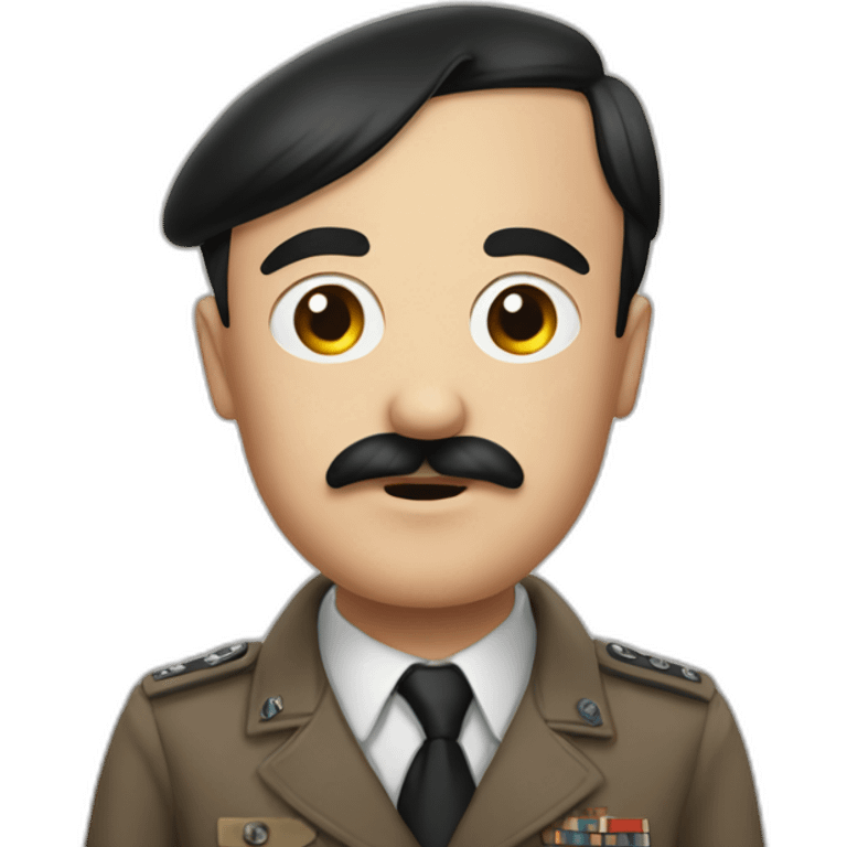 Hitler qui lève la main emoji