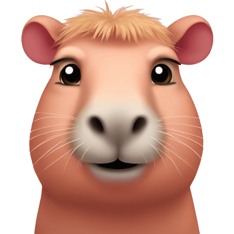 pink capybara  emoji