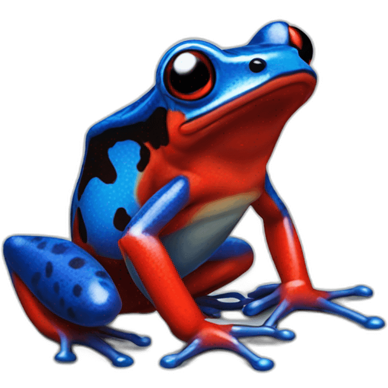 Red And Blue Poison Dart Frog emoji