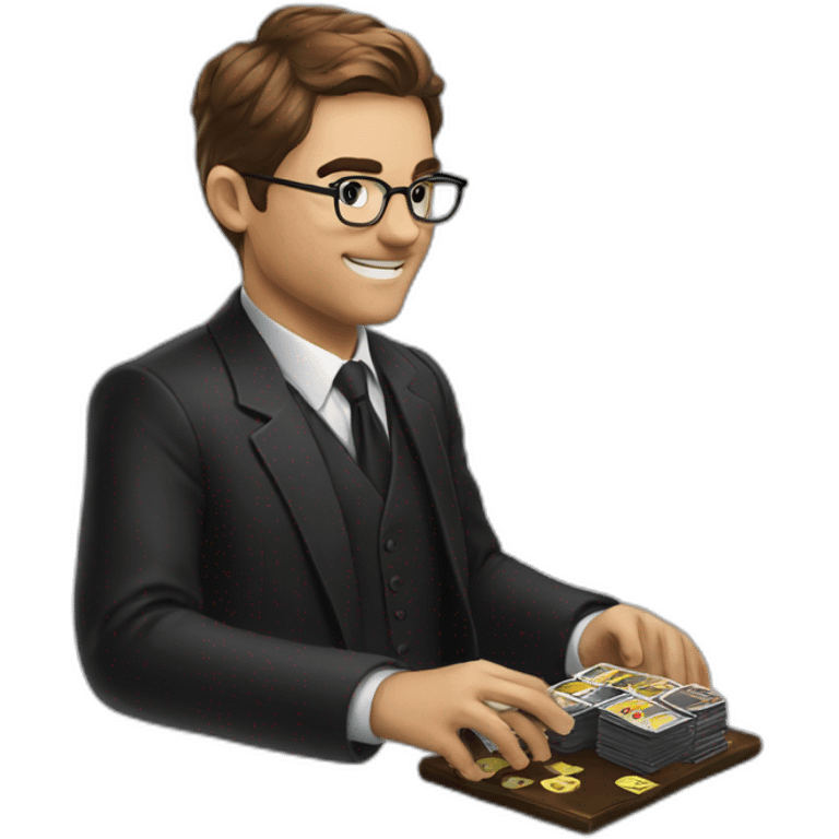 Lawyer playing magic the gathering emoji