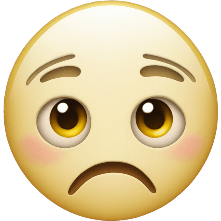 sad face with tongue sticking out emoji