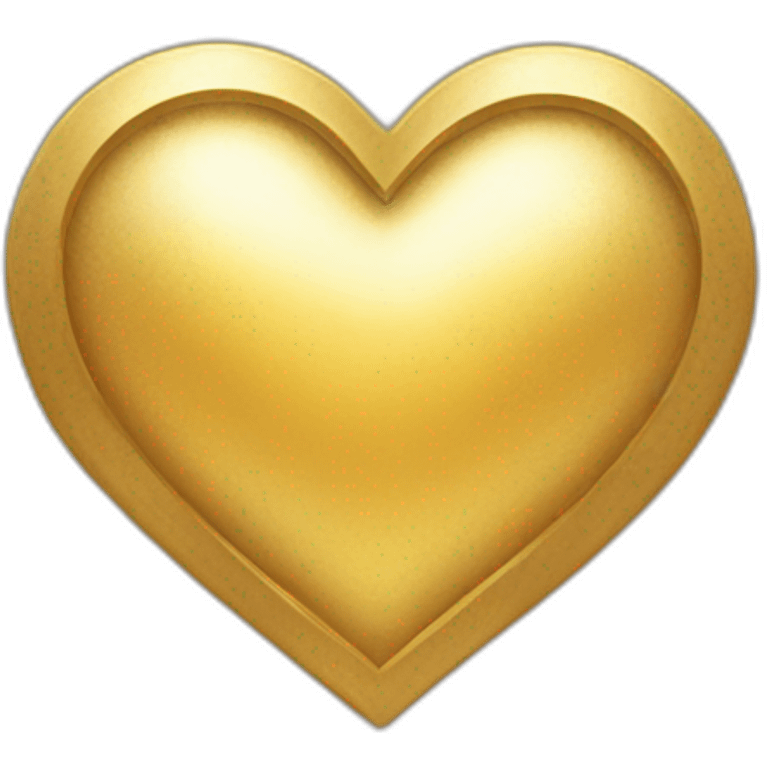 golden heart emoji