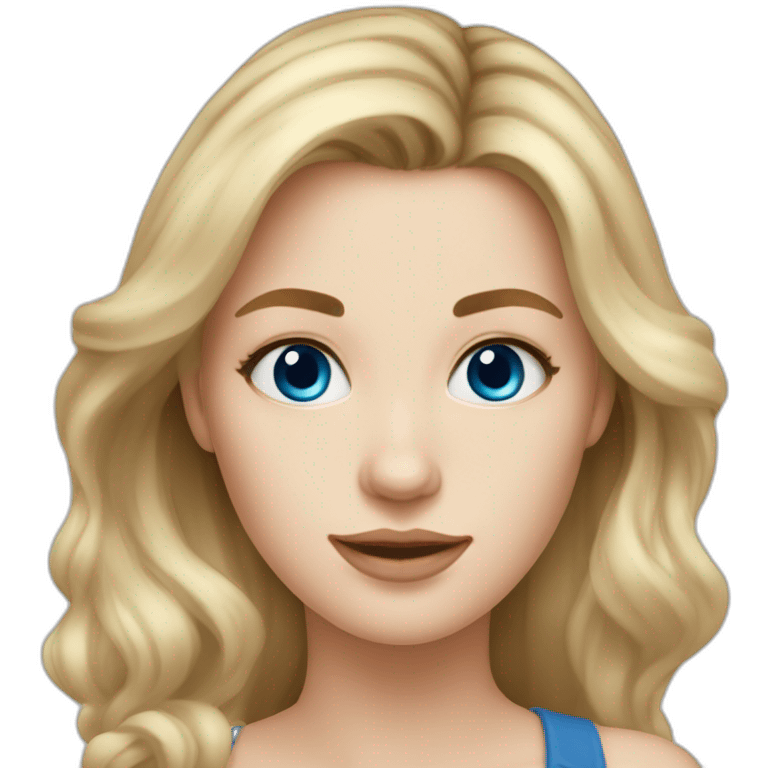 beautiful-young-women,dirty-blonde-hair,pale-skin,dark-blue-eyes emoji