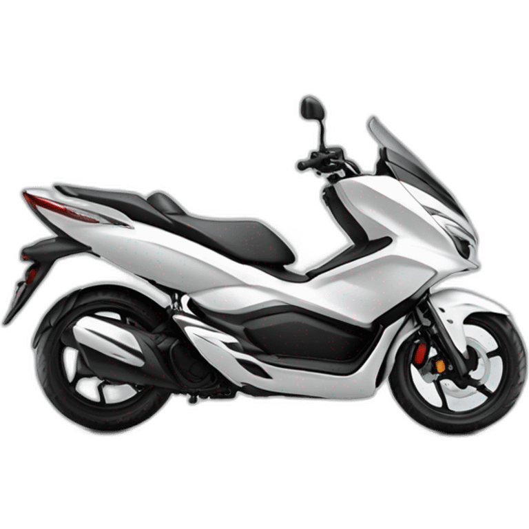 White Honda pcx 2022 emoji