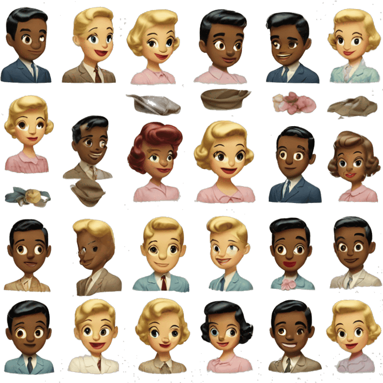 1950’s aesthetic emoji