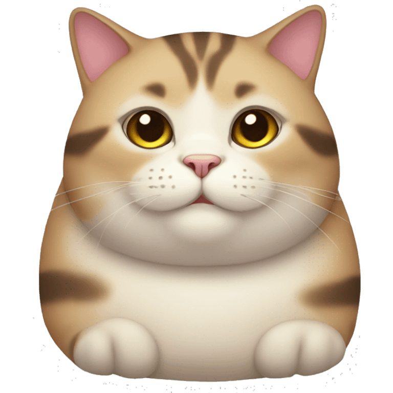 Chubby cat emoji