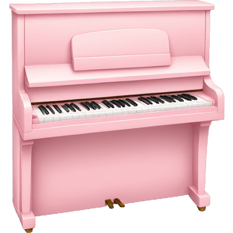 light pink piano emoji