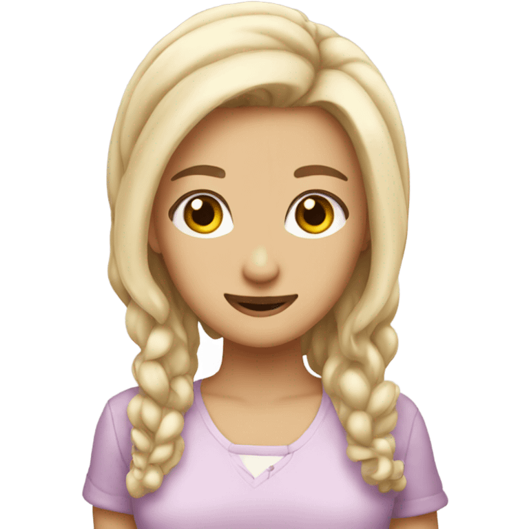 A vanilla girl  emoji