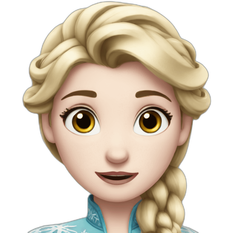 Frozen Anna emoji