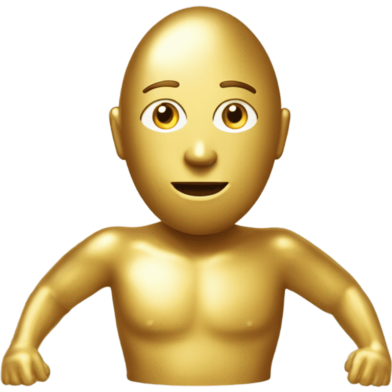 Golden egg man  emoji