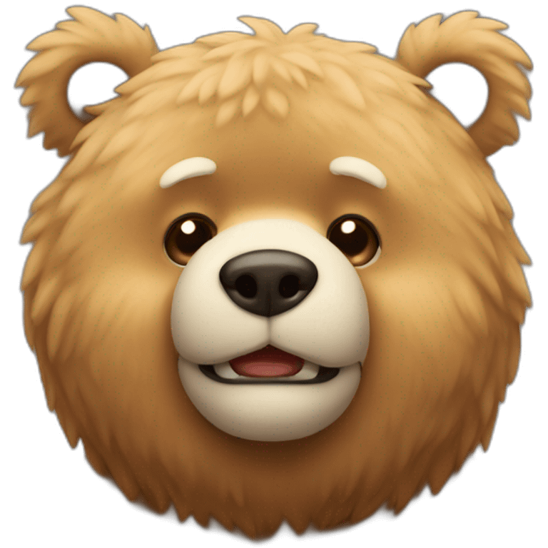 puffy bear emoji