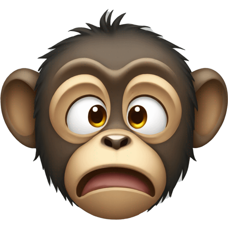 monkey crying emoji