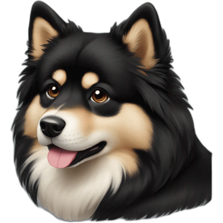 finnish-lapphund-black emoji