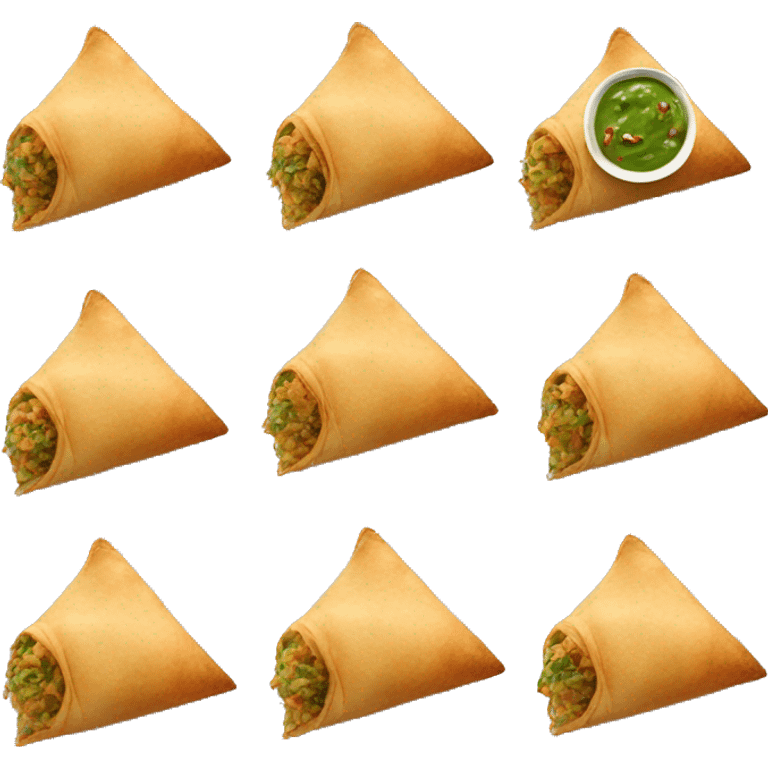 Samosa chaat emoji