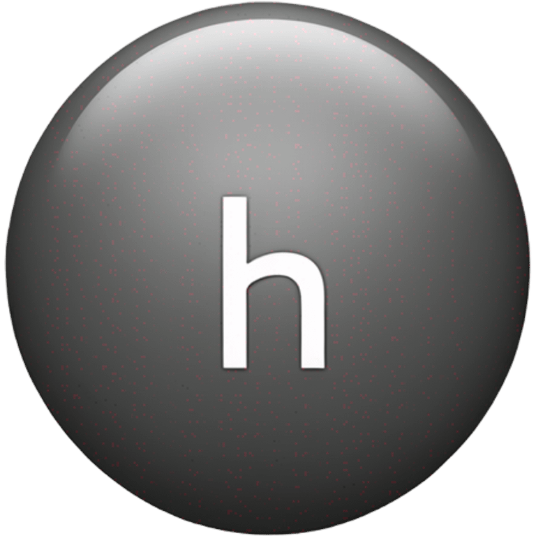 hydrogen h emoji