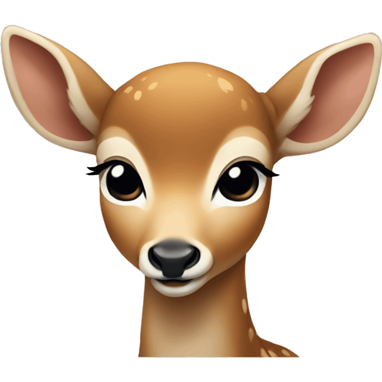 baby deer with closed eyes emoji