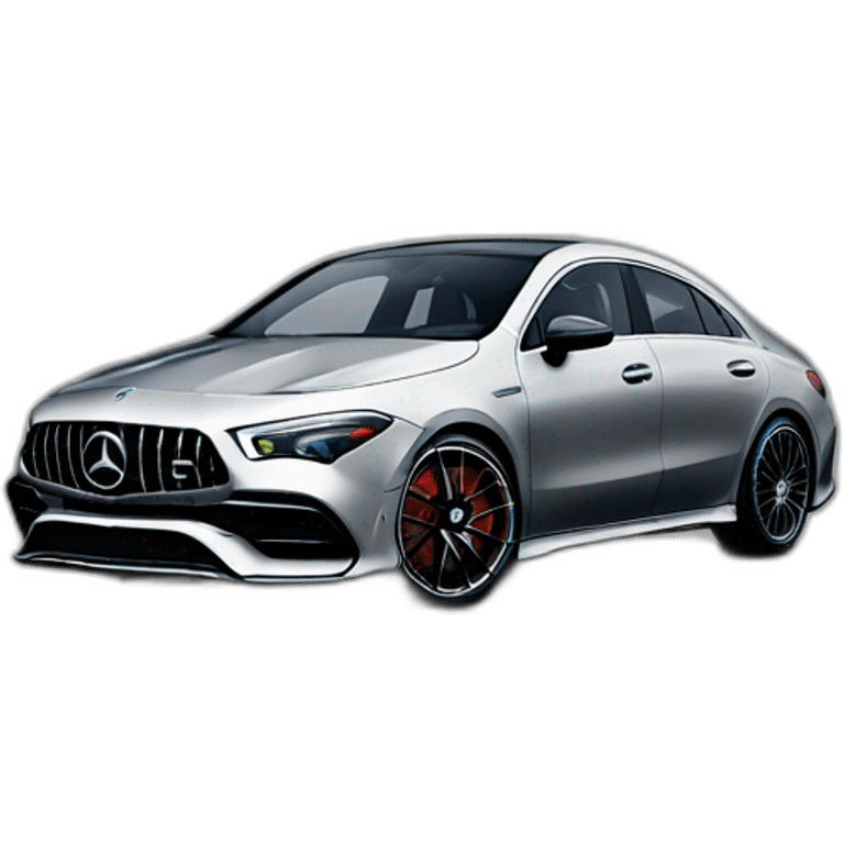 Mercedes cla 45s amg emoji