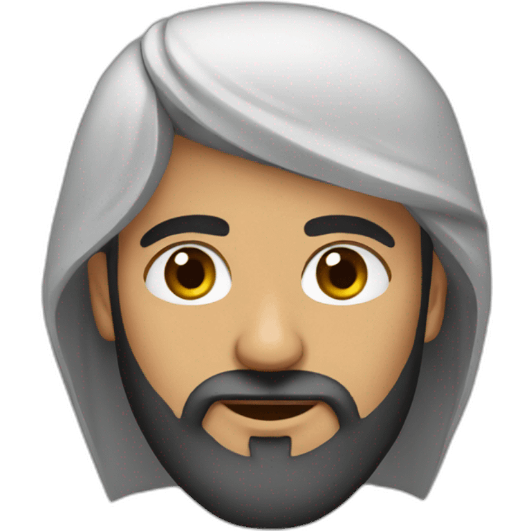 a bearded Arab emoji