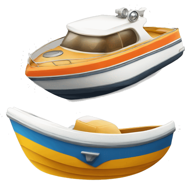 70s speedboat  emoji