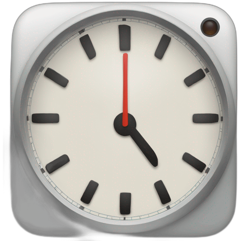 Funny timer clock emoji