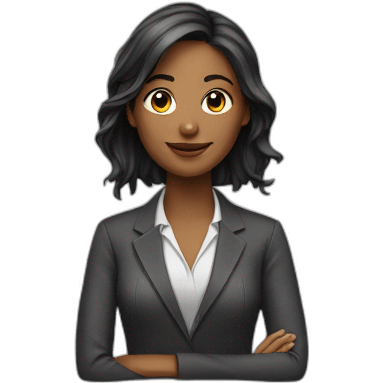 remote work girl emoji