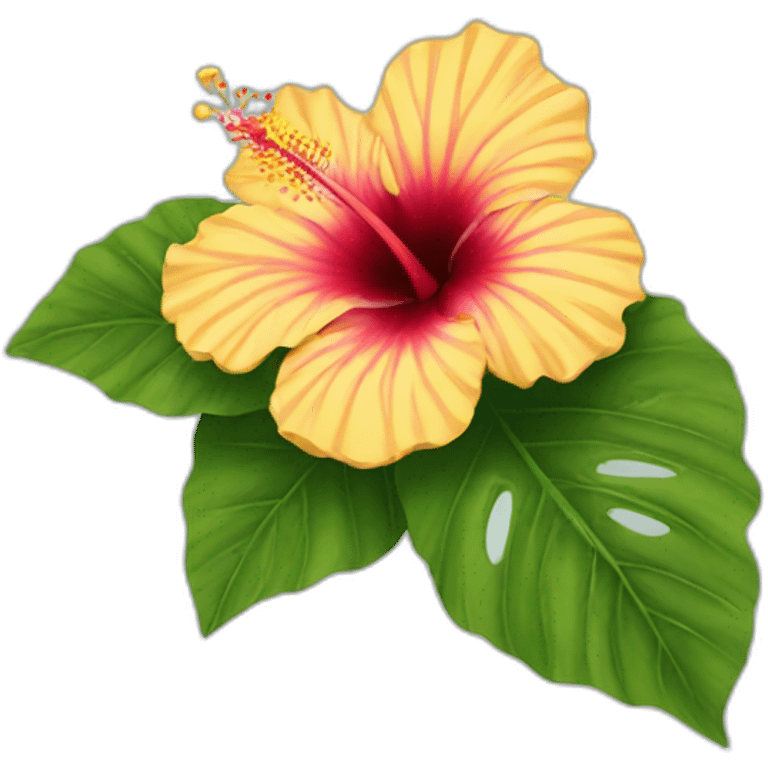 Hibiscus  emoji