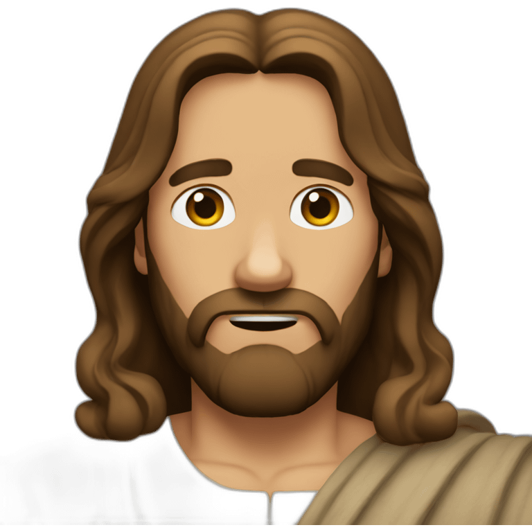 Jesus-thumbs-down emoji