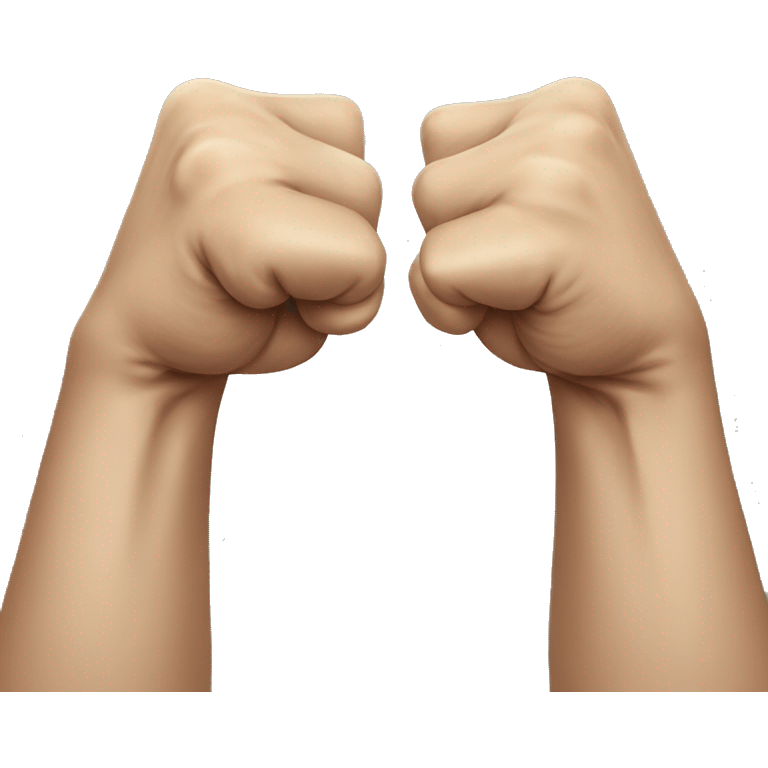 Two fists bumping together  emoji