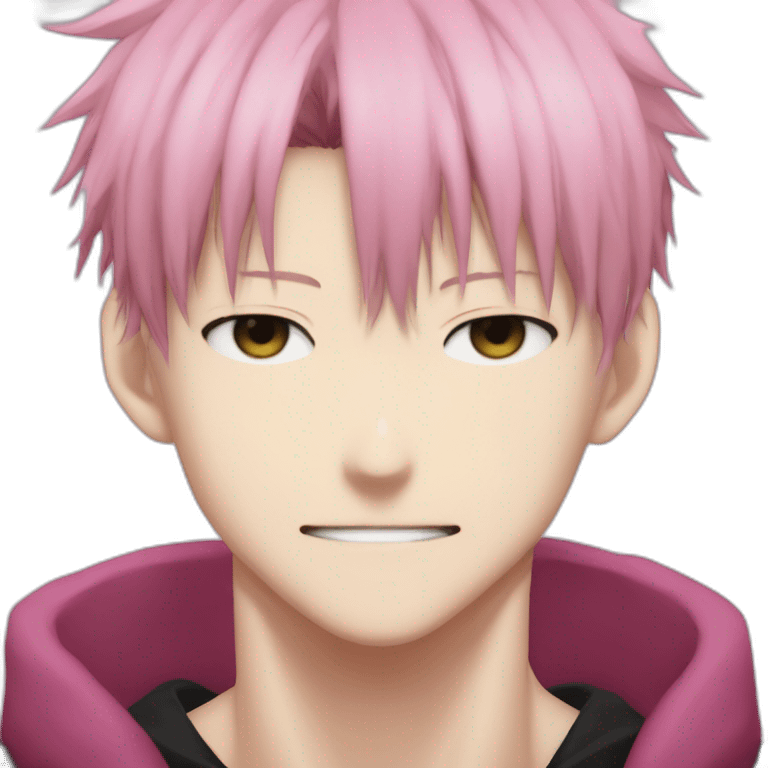 itadori yuji from jujutsu kaisen pink emoji