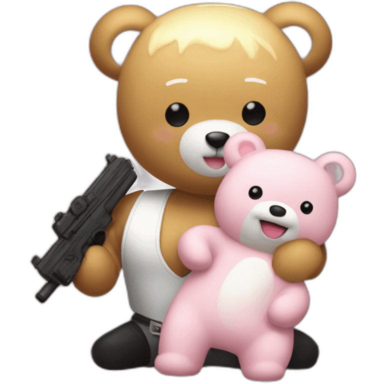 Dolph Lundgren with korilakkuma emoji