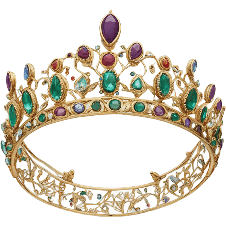 small jewel tiara india  emoji