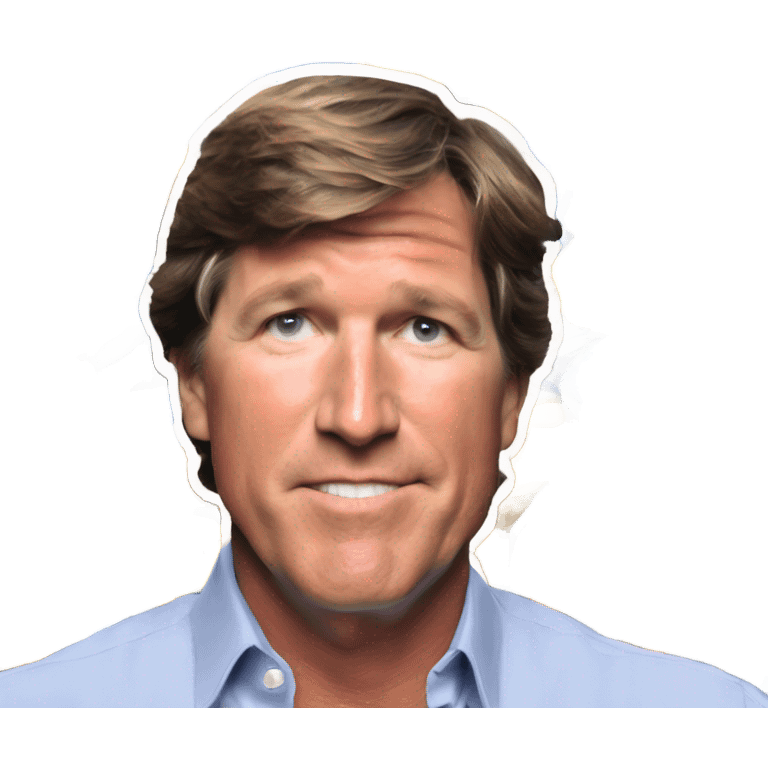 tucker carlson with zyn nicotine pouch tin emoji