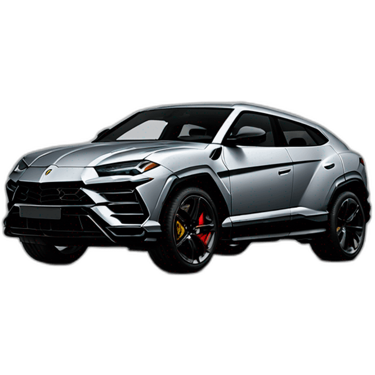 grey colour Lamborghini urus emoji