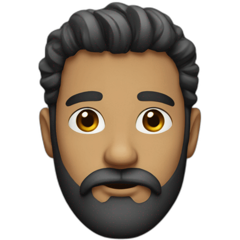 Fazendo barba emoji