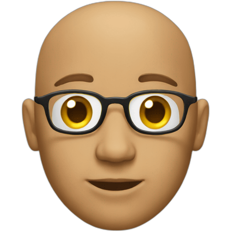 bald JavaScript developer emoji