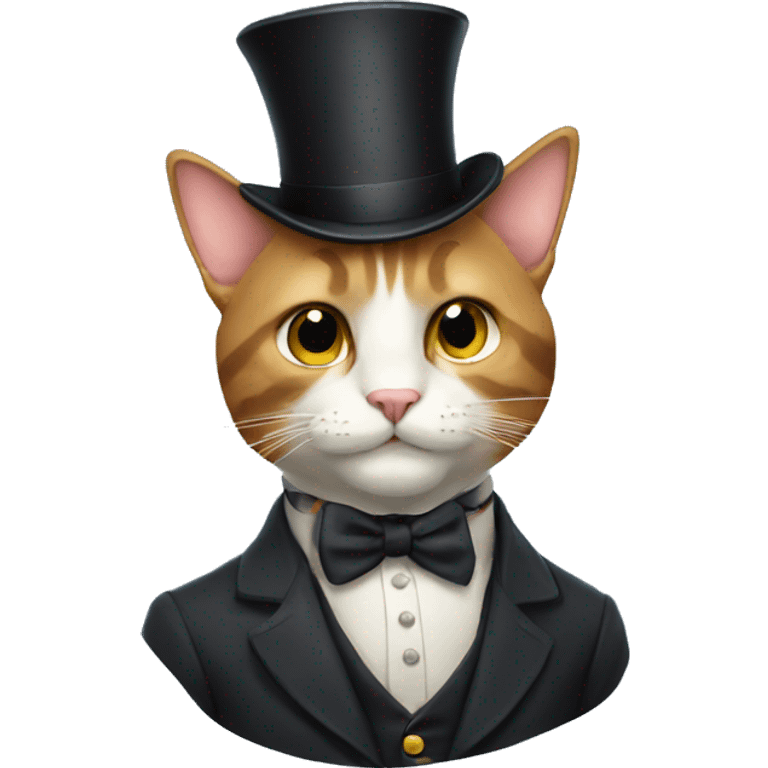 gentleman cat emoji